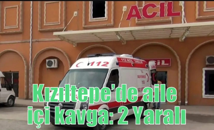 Kızıltepe’de aile içi kavga: 2 Yaralı