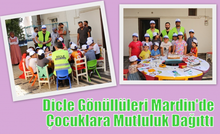 Dicle Gönüllüleri Mardin'de Çocuklara Mutluluk Dağıttı