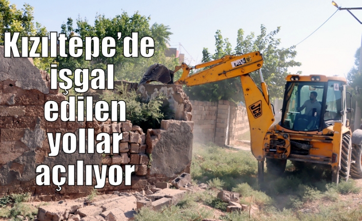 Kızıltepe’de işgal edilen yollar açılıyor