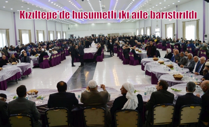 Kızıltepe’de husumetli iki aile barıştırıldı