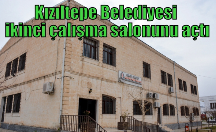 Kızıltepe Belediyesi ikinci çalışma salonunu açtı