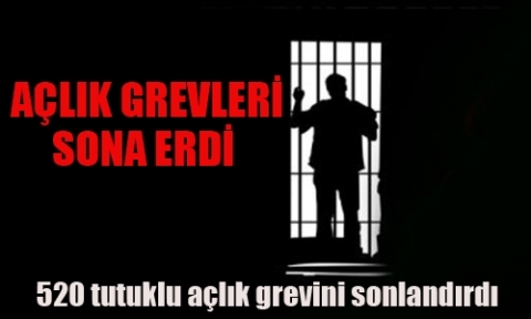 Açlık grevleri sona erdi