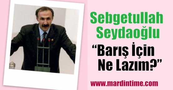 Barış İçin Ne Lazım?