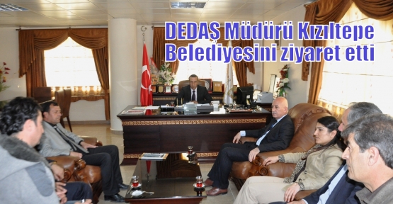 DEDAŞ Müdüründen Kızıltepe Belediyesini ziyaret etti