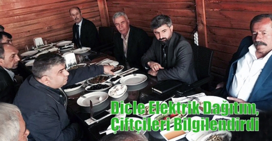 Dicle Elektrik Dağıtım, Çiftçileri Bilgilendirdi