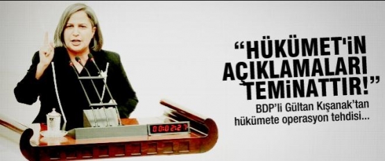 “Hükümetin sözleri teminattır“