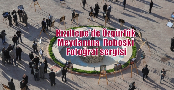 Kızıltepe'de Özgürlük Meydanında Roboski  fotoğraf sergisi Açıldı 