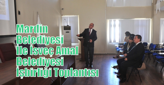 Mardin Belediyesi İle İsveç Amal Belediyesi İşbirliği Toplantısı