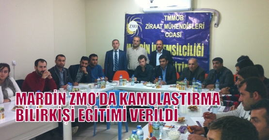 MARDİN ZMO’DA KAMULAŞTIRMA BİLİRKİŞİ EĞİTİMİ