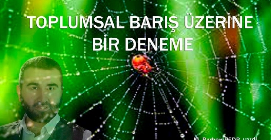 Toplumsal barış üzerine bir deneme... (1)