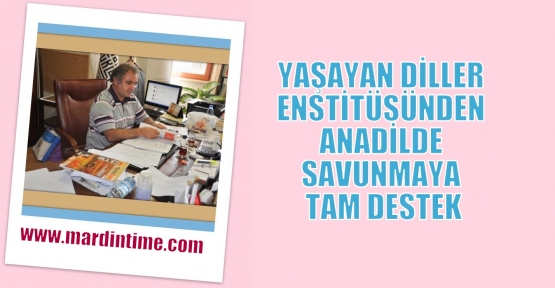 YAŞAYAN DİLLER ENSTİTÜSÜNDEN ANADİLDE SAVUNMAYA TAM DESTEK