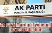 AK Parti Mardin il yönetim listesi belli oldu!