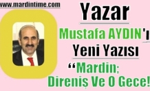 Mardin; Direniş Ve O Gece!