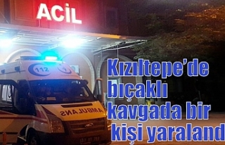 Kızıltepe’de bıçaklı kavgada bir kişi yaralandı