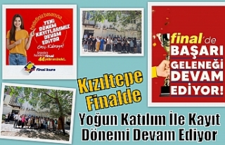 Kızıltepe Finalde Yoğun Katılım İle Kayıt Dönemi...