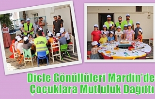 Dicle Gönüllüleri Mardin'de Çocuklara Mutluluk...