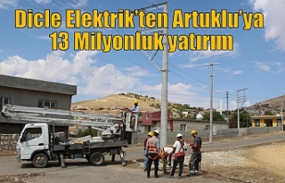 Dicle Elektrik’ten Artuklu’ya 13 Milyonluk yatırım