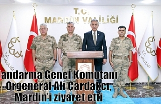 Jandarma Genel Komutanı Orgeneral Ali Çardakcı,...