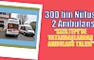 300 bin Nüfusa 2 Ambulans