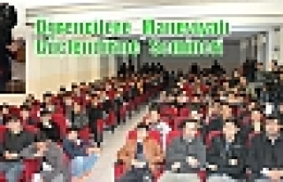 Öğrencilere `Maneviyatı Güçlendirme` Semineri