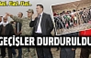 Suriye sınırından Türkiye'ye geçişler durduruldu