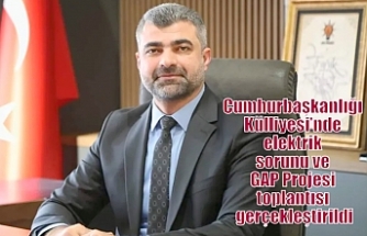 Cumhurbaşkanlığı Külliyesi’nde elektrik sorunu ve GAP Projesi toplantısı gerçekleştirildi