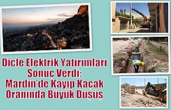 Dicle Elektrik Yatırımları Sonuç Verdi:  Mardin’de Kayıp Kaçak Oranında Büyük Düşüş