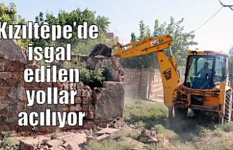 Kızıltepe’de işgal edilen yollar açılıyor