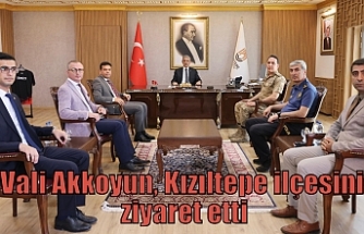 Vali Akkoyun, Kızıltepe ilçesini ziyaret etti