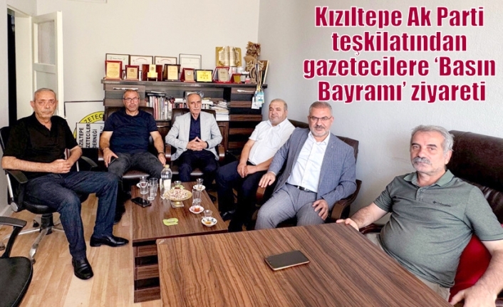 Kızıltepe Ak Parti teşkilatından gazetecilere ‘Basın Bayramı’ ziyareti