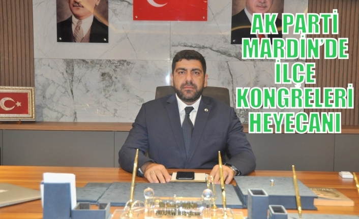 AK PARTİ MARDİN’DE İLÇE KONGRELERİ HEYECANI